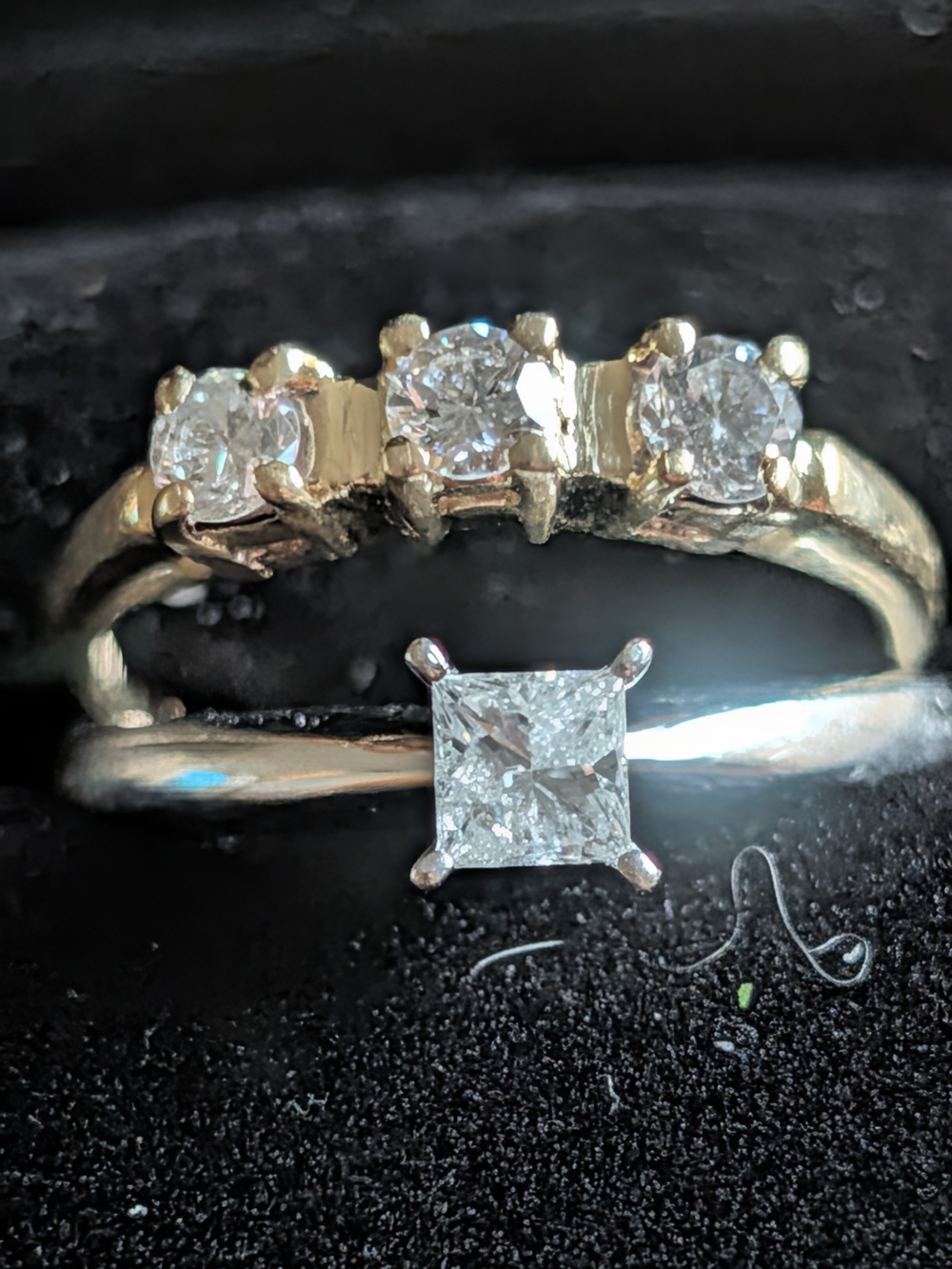 Two Beautiful Diamond Engagement Rings
